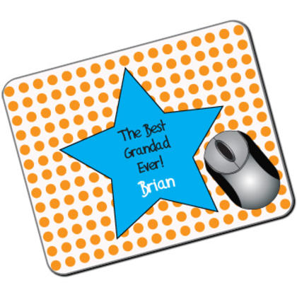 Best Grandad Ever Personalised Mouse Mat Personalised And