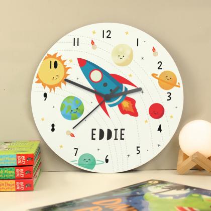 Solar System Personalised Space Clock